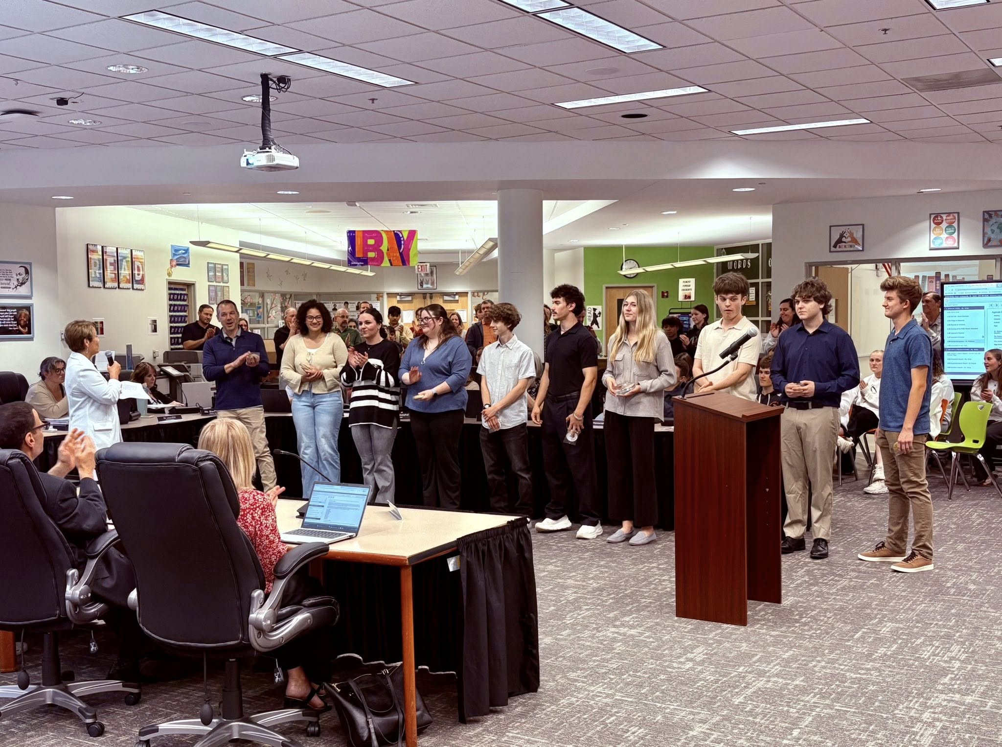 Perkiomen Valley honors student broadcasters, musicians and championship athletes at board meeting