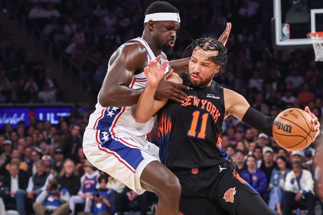 Half the battle: Sixers muzzle Brunson early, fold late in Game 2 loss to Knicks